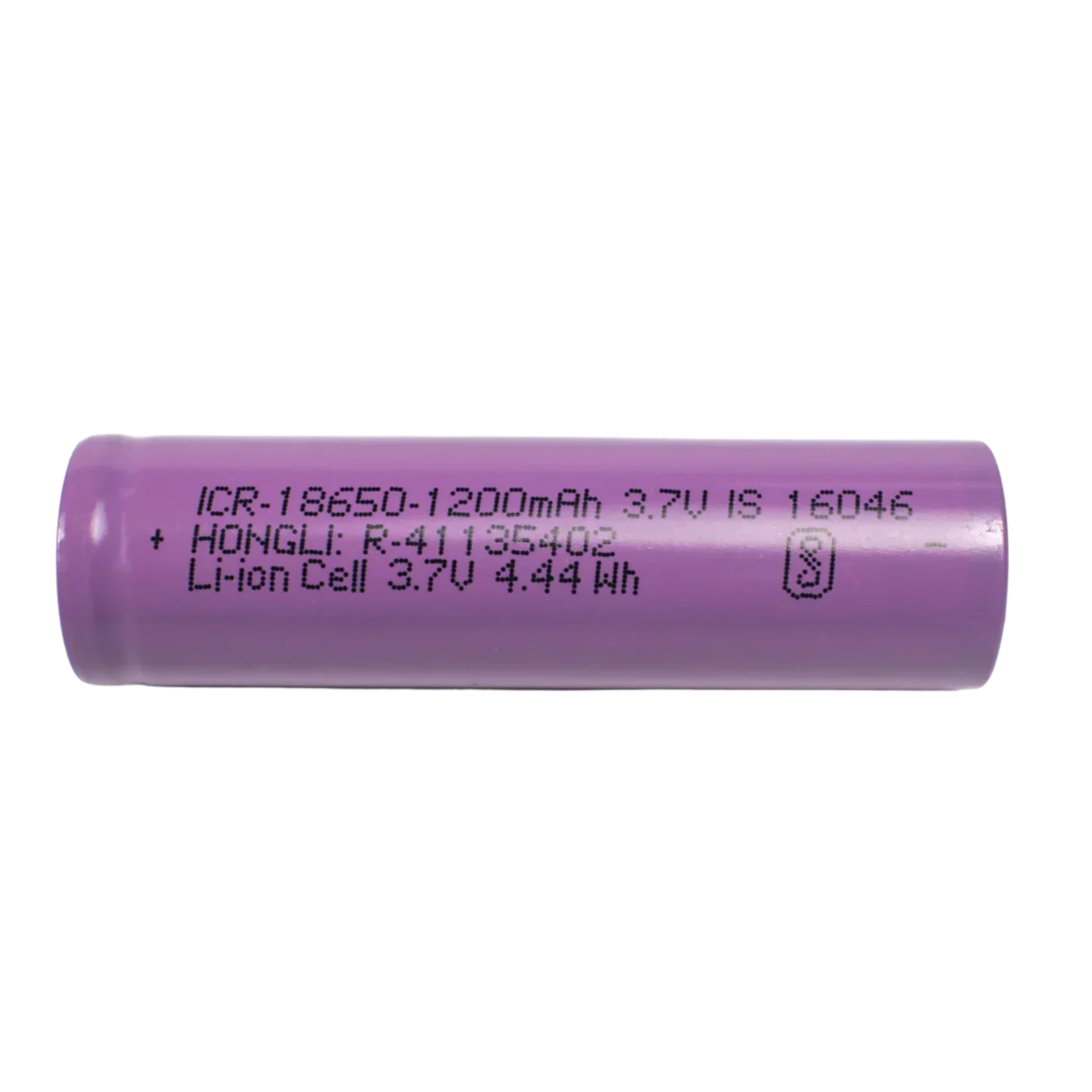 1200mAh 3.7V 18650 Li-ion Rechargeable Battery