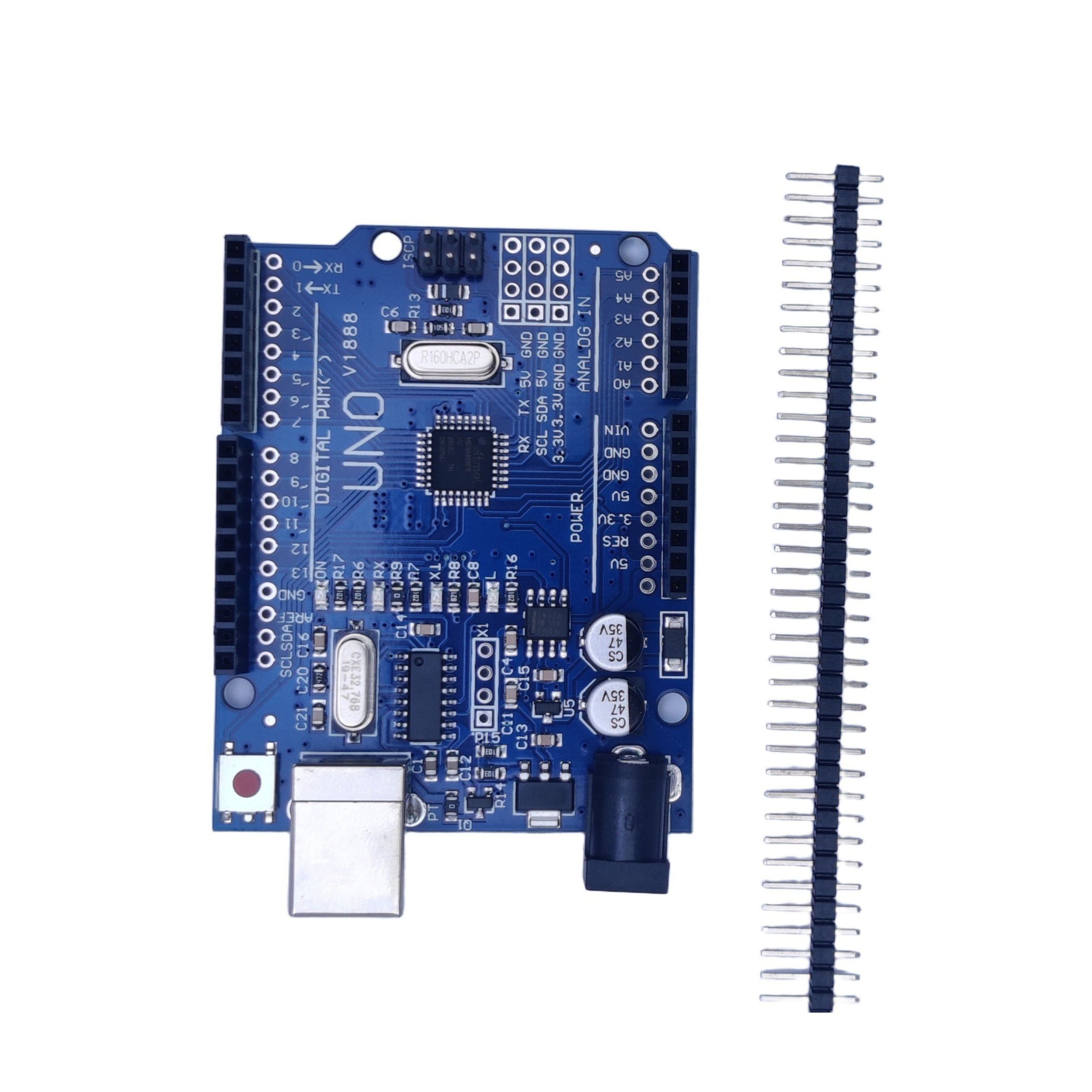 Arduino UNO R3 CH340G development board with ATMEGA328P (SMD) microcontroller chip