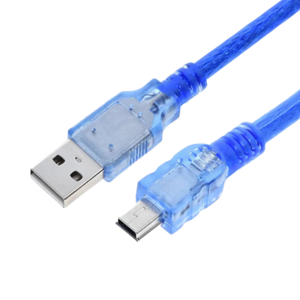 USB Cable for Arduino Nano (USB 2.0 A to USB 2.0 Mini-B)