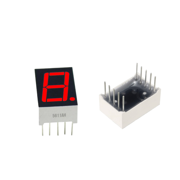 0.56 inch 1 digit red display color 7 segment LED display COMMON CATHODE