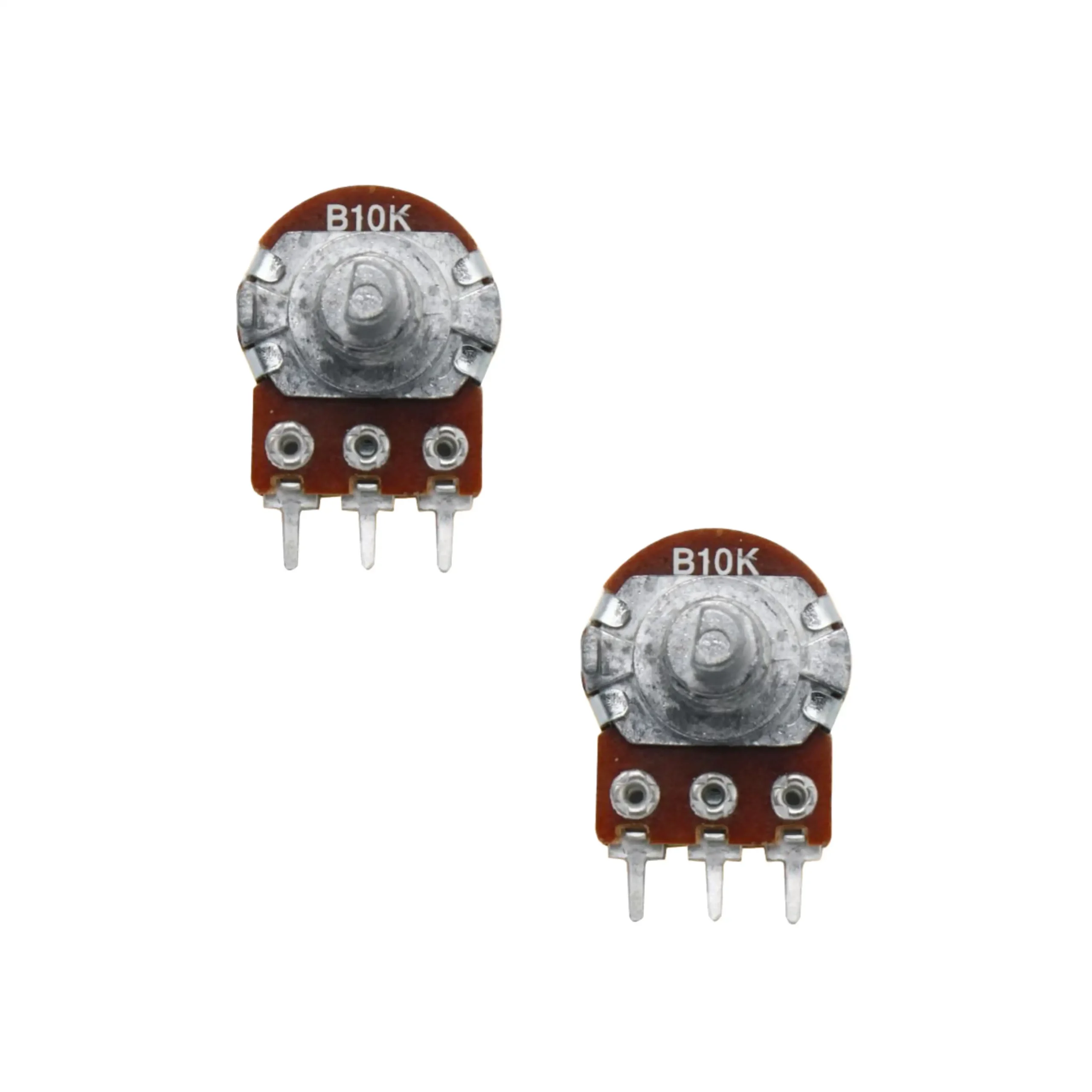 10K Rotary Potentiometer D-Shape Shaft – 3 Pin (Pack of 2)