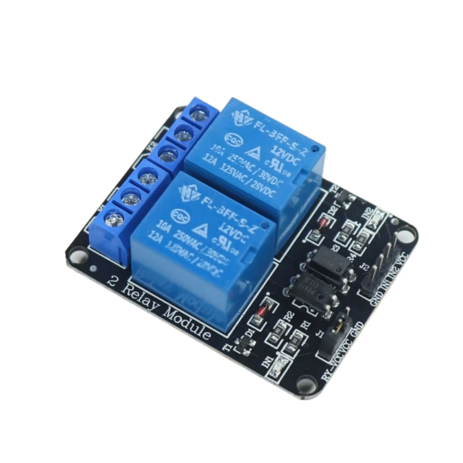 5V 2-Channel Relay Module (Opto-Isolated)