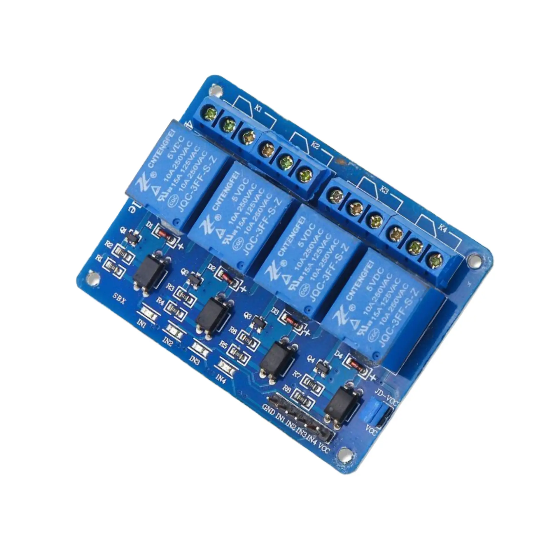 5V 4-Channel Relay Module (Opto-Isolated)