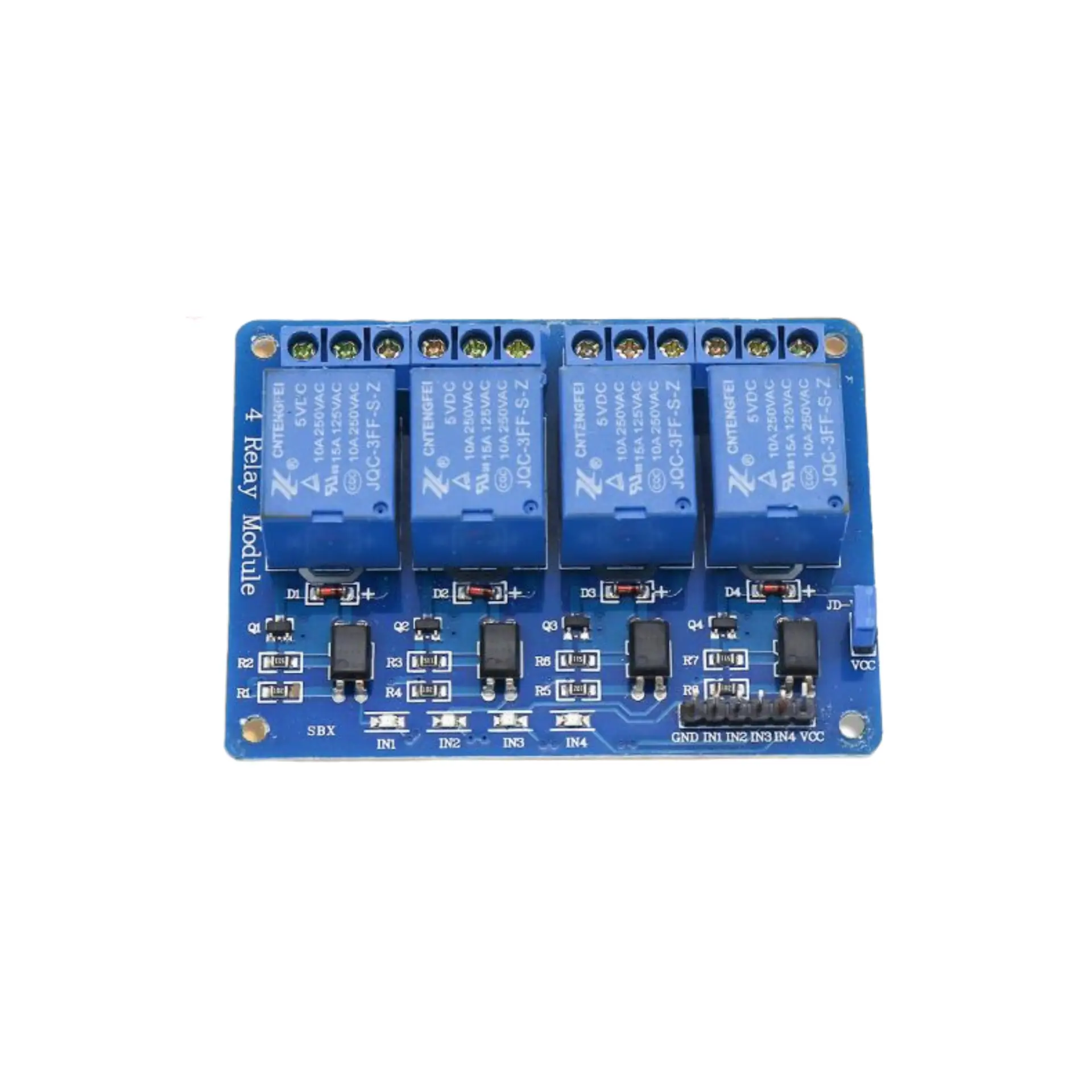 5V 4-Channel Relay Module (Opto-Isolated)