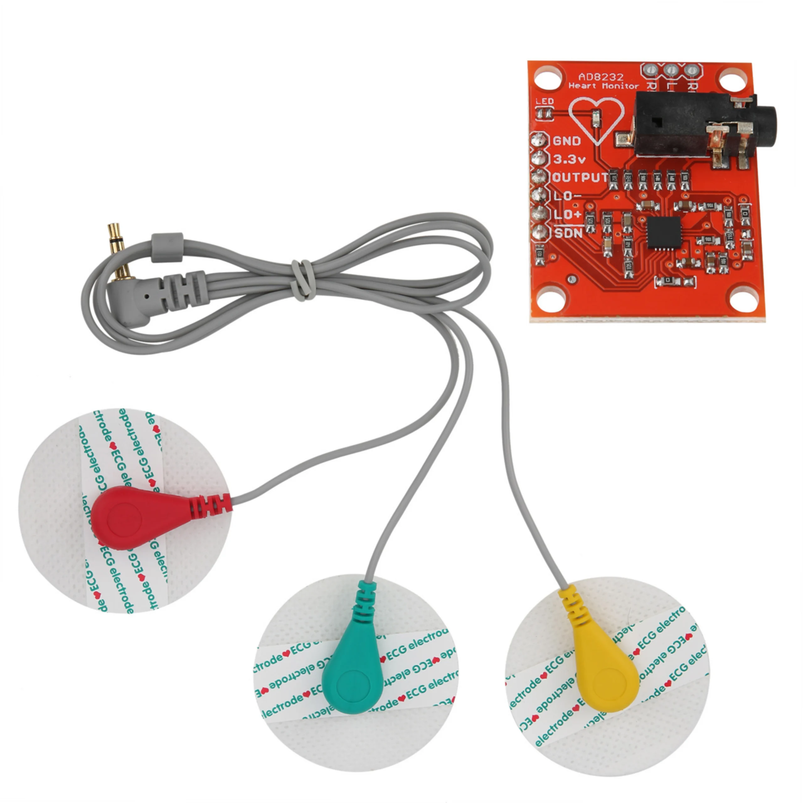 AD8232 - Electrocardiography or ECG sensor module
