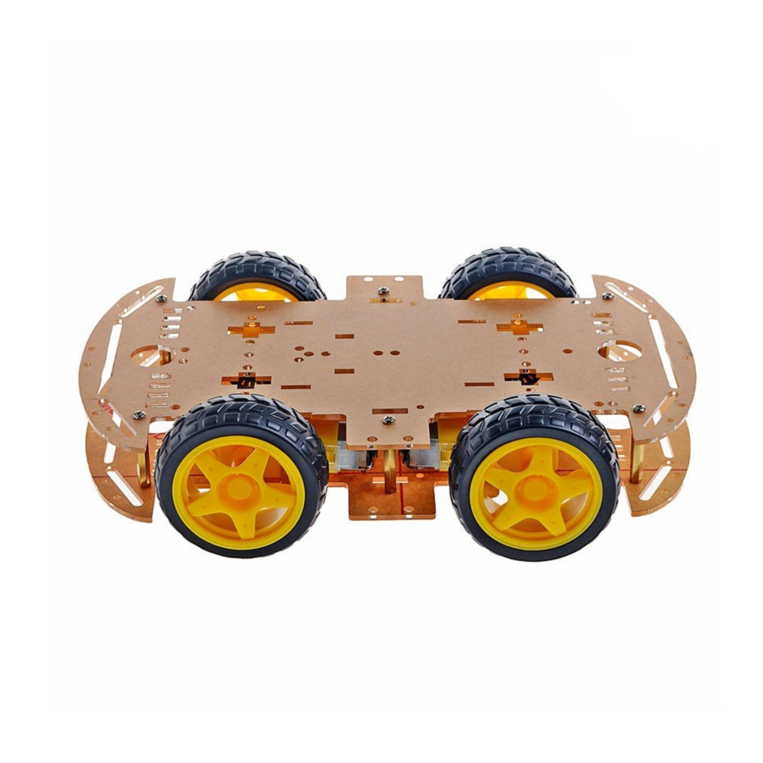 DIY Ultra Robot Smart Car Kit with 4 Speed Encoder, 4 Wheels and 4 AA Cell Battery Holder