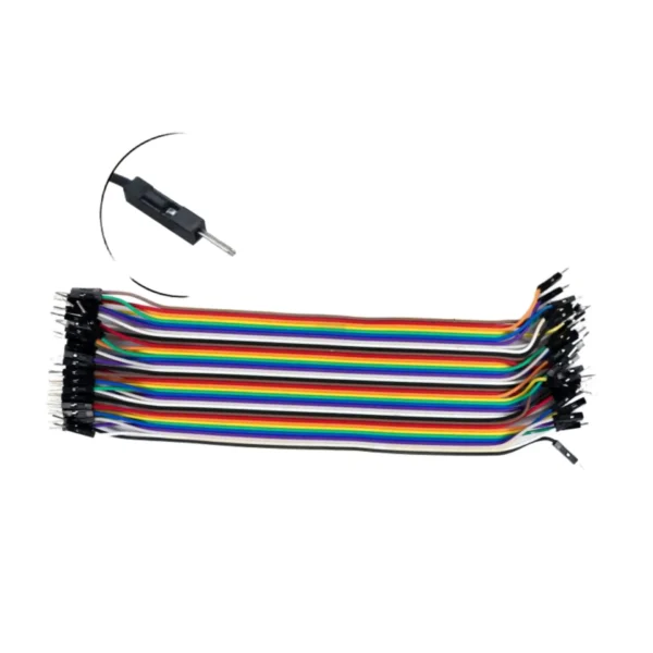 Jumper Wire Cable 40 Pin Male to Male (Breadboard Wires)