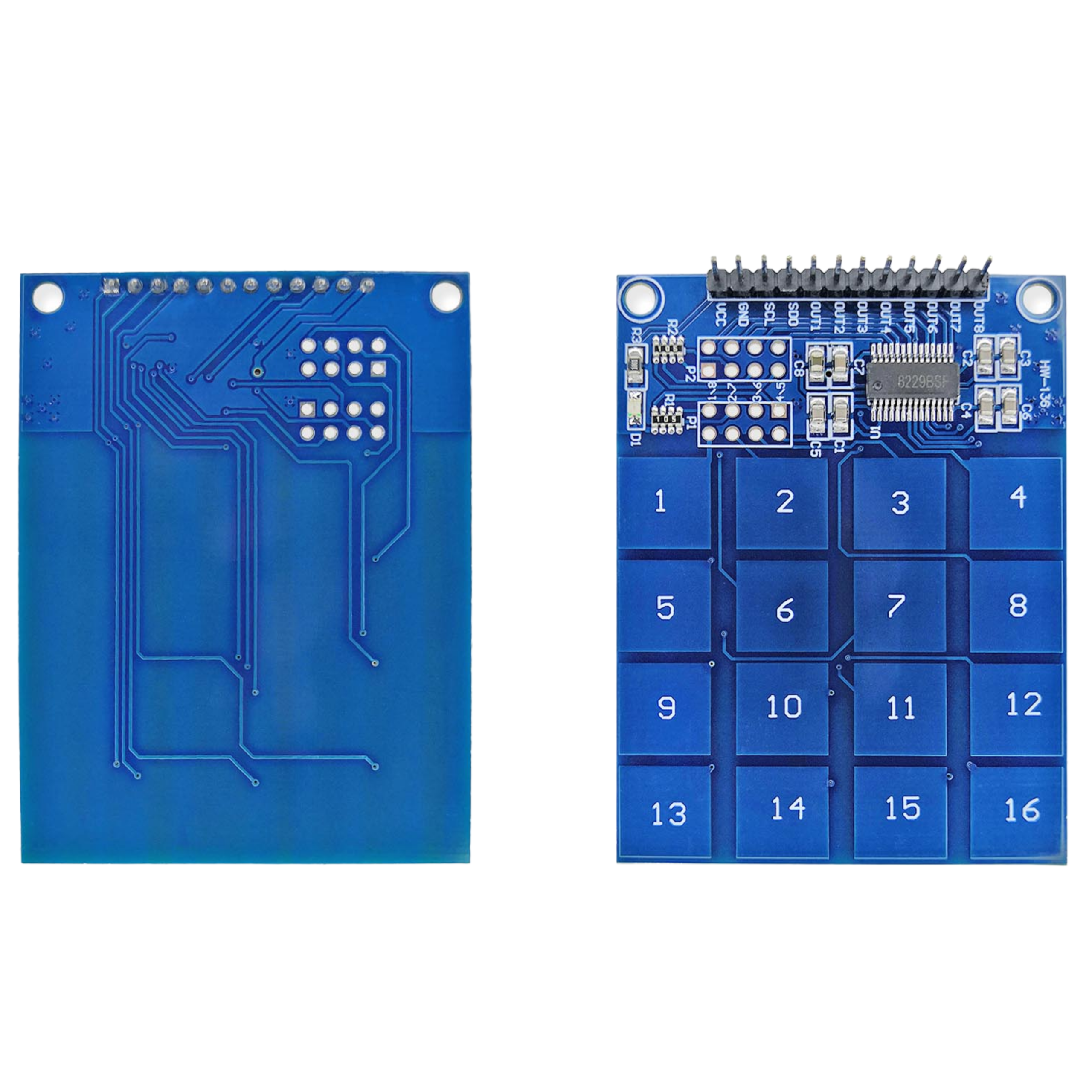 TTP229 16-Channel Capacitive Touch Sensor Module