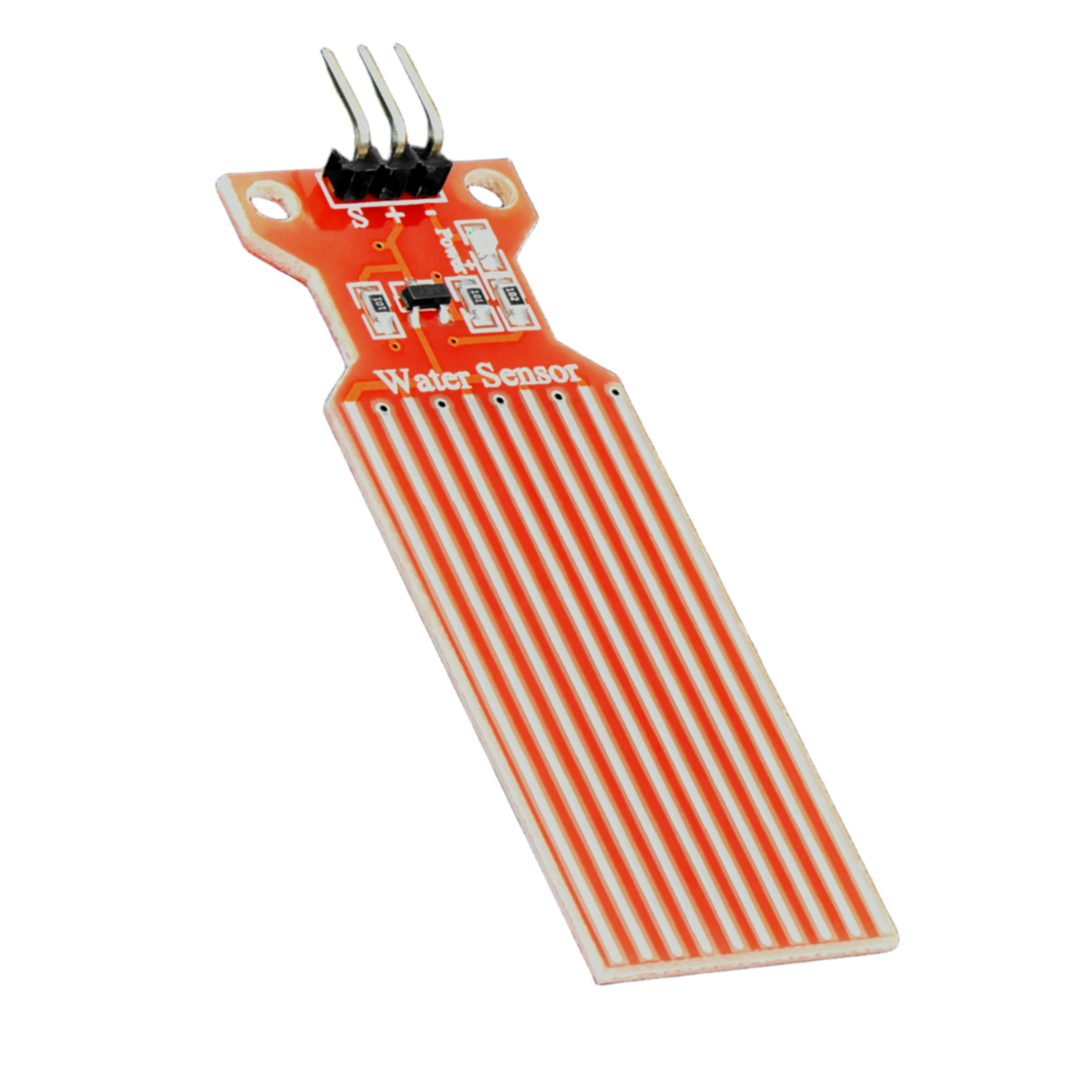 Water Sensor Module for Arduino – Moisture / Drop / Water Level Detection (Red)