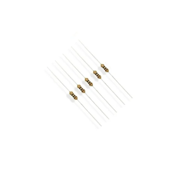 10Ω Resistor 1/4W (0.25 Watt) ±5% Metal Film – Pack of 5
