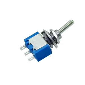 3A 125V AC SPDT Mini Toggle Switch – 3 Pin Metal Body