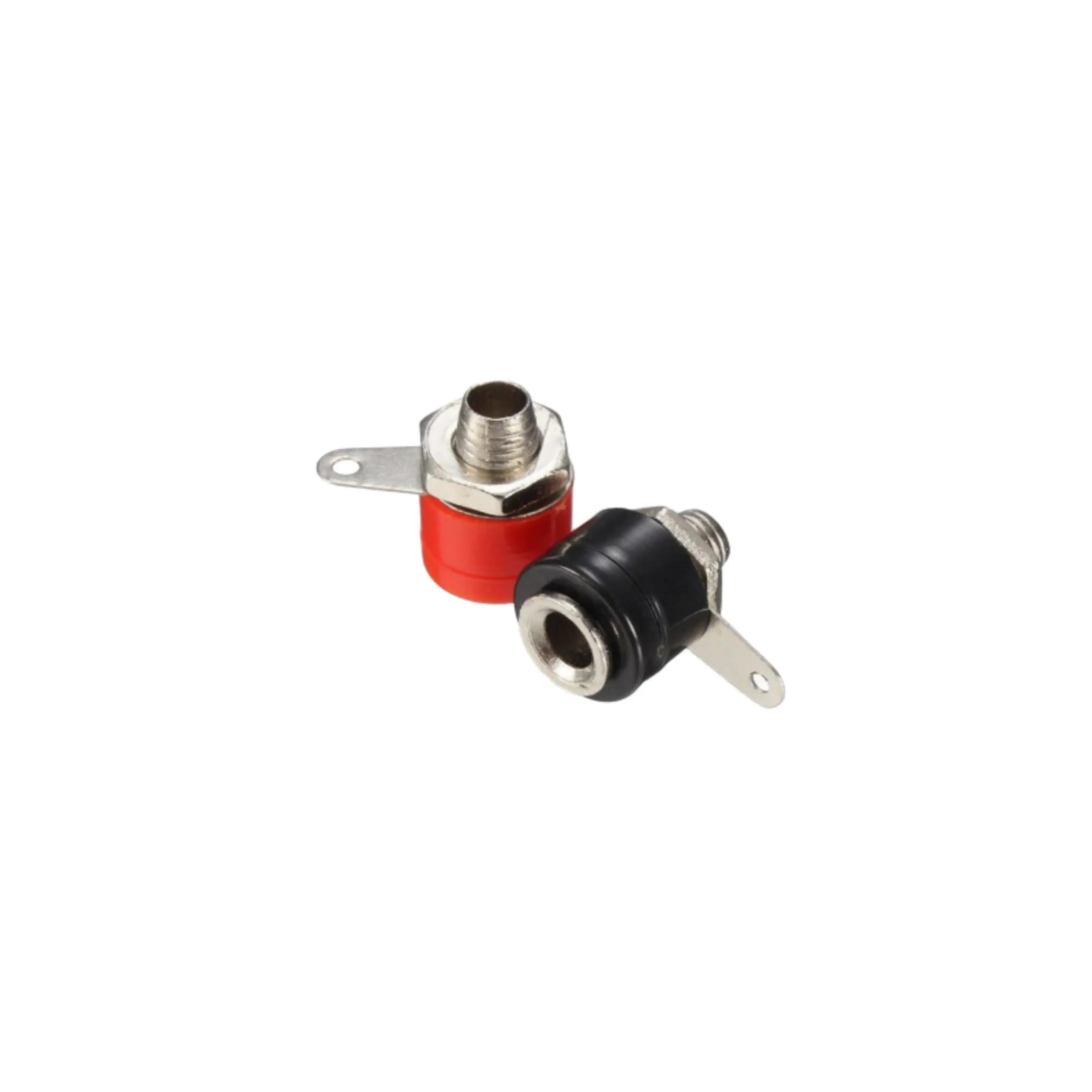 4mm 5A Female Banana Socket Connector – Red & Black | Pack (Pair Set) - Image 2